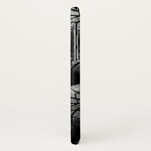 ブラックカータイヤ Case-Mate iPhoneケース (裏面/左)