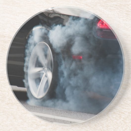 ブラックカーバーンアウト コースター (正面)