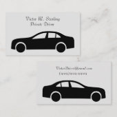 ブラックカープリントプライベートドライバー 名刺 (正面/裏面)