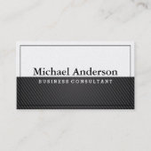 ブラックカーボン |白 名刺 (正面)