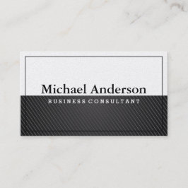 ブラックカーボン |白 名刺