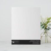 ブラックカー車の会社縁ど事務所サプライ レターヘッド (スタンド正面)