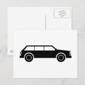 ブラックカー ポストカード (正面/裏面)