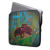 ブラックカー ラップトップスリーブ (正面左)