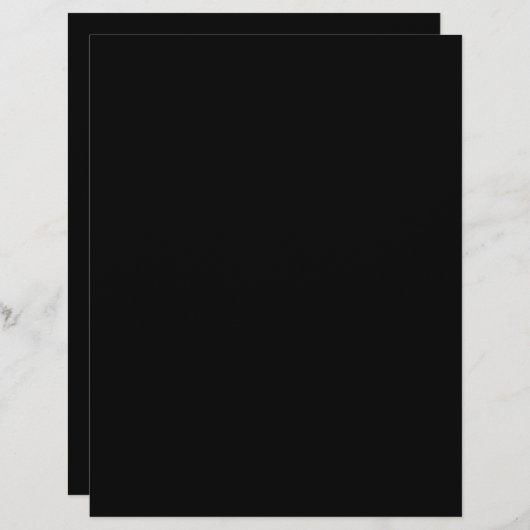 ブラックカ無地のラースクラップブック作り紙 (正面/裏面)