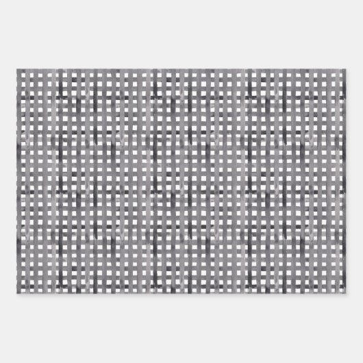 ブラックカ色彩の鮮やかゴスケットウィーブクリスマス ラッピングペーパーシート (正面3)