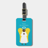 ブラックガーディアンエンジェル(両面)ラゲッジタグ ラゲッジタグ (正面縦)