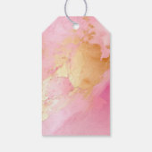 ブラックガーリーピンクグラム金ゴールドまつ毛 ギフトタグ (裏面)