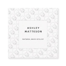 ブラックガールアフロナチュラル美容師ホワイトブラック