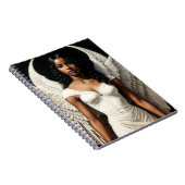 ブラックガールエンジェルアンジェルコアアート ノートブック (右側)