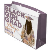 ブラックガールグラード魔法フローラボホエクセレーション ラージペーパーバッグ (裏面アングル)