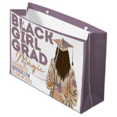 ブラックガールグラード魔法フローラボホエクセレーション ラージペーパーバッグ (正面アングル)