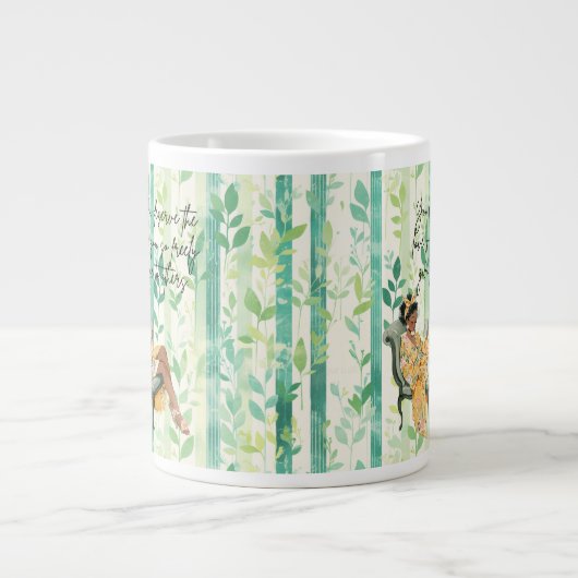 ブラックガールコジ読ーズ ジャンボコーヒーマグカップ (正面)