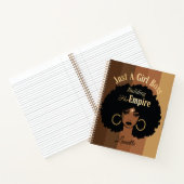 ブラックガールコンポジションノート ノートブック (内部)