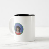 ブラックガールジュネグ ツートーンマグカップ (正面左)
