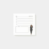 ブラックガールスレイザデイ付箋 ポストイット (正面)