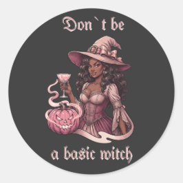 ブラックガールズのための「ベーシックな魔女になるな」カクテル ラウンドシール