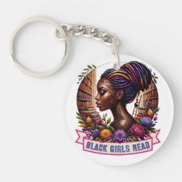 ブラックガールズカ読スタイズロゴキーチェーン キーホルダー