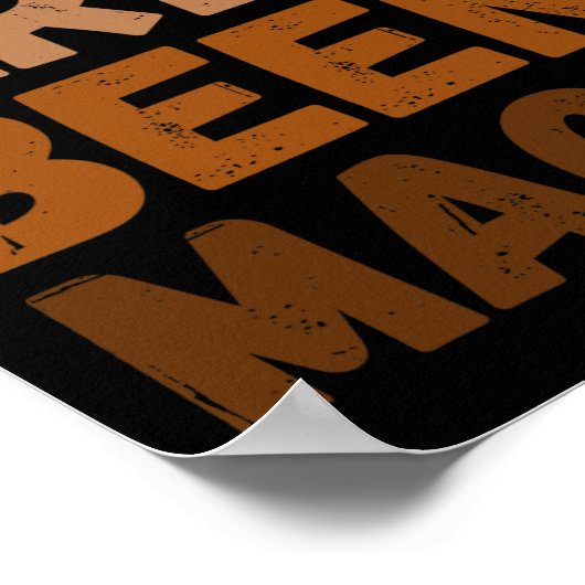 ブラックガールズベズメラニン魔法アフリカンアメリカンAf ポスター (角)