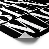 ブラックガールズベズメラニン魔法アフリカンアメリカンHi ポスター (角)