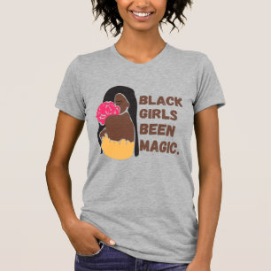 ブラックガールズベーズ魔法 Tシャツ