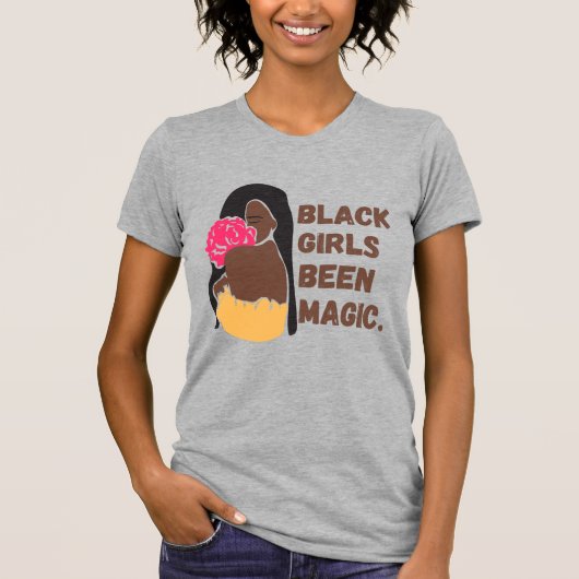 ブラックガールズベーズ魔法 Tシャツ (正面)
