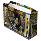 ブラックガールズロック ラージペーパーバッグ (裏面アングル)