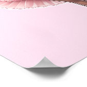 ブラックガールピンクバレリナバレエ ポスター (角)