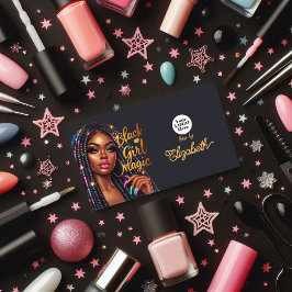 ブラックガールマジック エレガントヘアサロン ブランディング 名刺