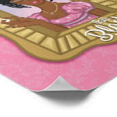 ブラックガールラブポスター（マット） ポスター (角)