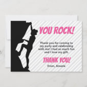 ブラックガールロック登山パーティー サンキューカード (正面)