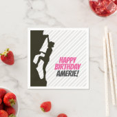 ブラックガールロック登山 スタンダードカクテルナプキン (インサイチュ)