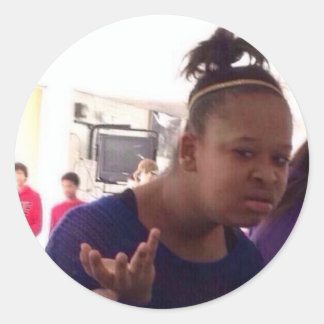 ブラックガール何ミーム ラウンドシール