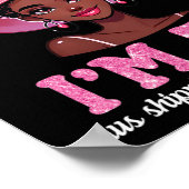 ブラックガール私は古くない50歳プラス出荷 ポスター (角)