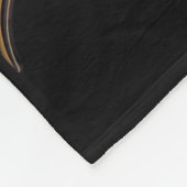 ブラックガール認識度メンタルヘルス戦士 フリースブランケット (角)