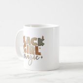 ブラックガール魔法アフロウーマン コーヒーマグカップ (正面左)