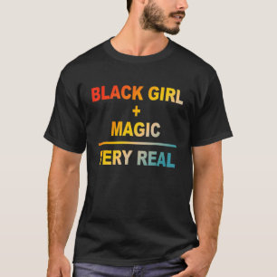 ブラックガール魔法イヴ実在ィアパレル Tシャツ