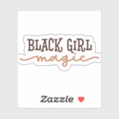 ブラックガール魔法ノート |ダイカットのシール シール (シート)
