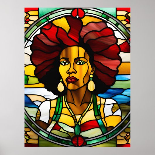 ブラックガール魔法メラニンsista queen womer sis ポスター (正面)