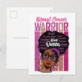 ブラックガール魔法誕生日シスタメラニンウーマン シーズンポストカード (正面/裏面)