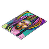 ブラックガール魔法誕生日シスタメラニンウーマン ノートブック (左側)