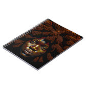 ブラックガール魔法誕生日シスタメラニンウーマン ノートブック (左側)