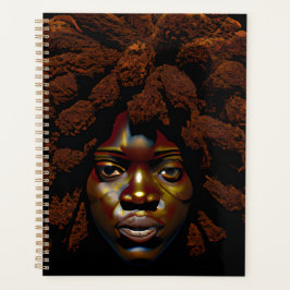 ブラックガール魔法誕生日シスタメラニンウーマン プランナー手帳