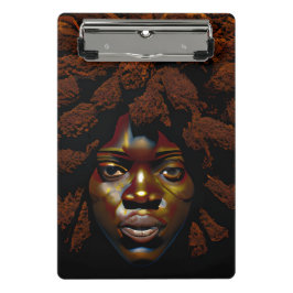 ブラックガール魔法誕生日シスタメラニンウーマン ミニクリップボード