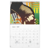 ブラックガール魔法 カレンダー (3月 2027)