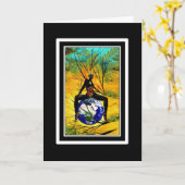 ブラックガール魔法 カード (黄色い花)