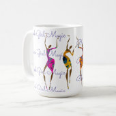 ブラックガール魔法 コーヒーマグカップ (正面左)
