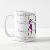 ブラックガール魔法 コーヒーマグカップ (左)