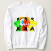 ブラックガール魔法 スウェットシャツ (デザイン正面)