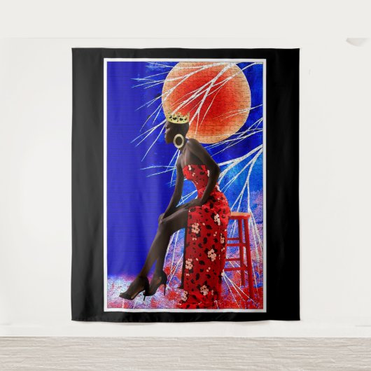 ブラックガール魔法 タペストリー (正面)